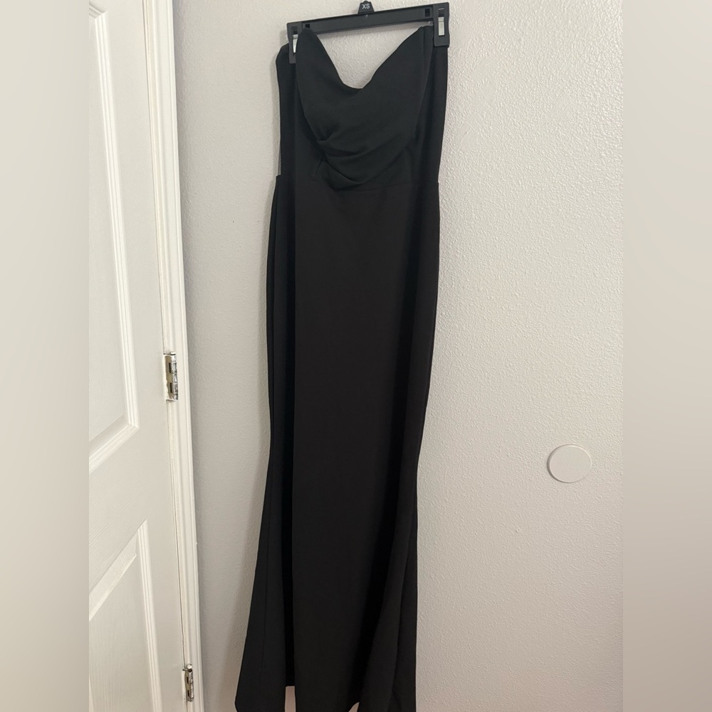 Lulu's Black Asymmetrical Dress